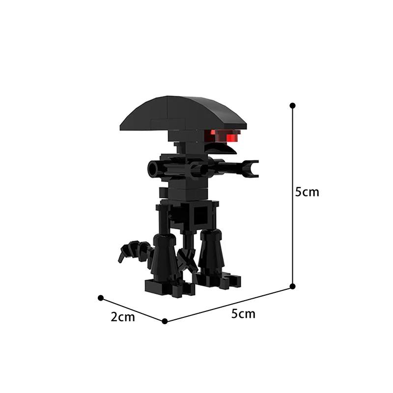 

MOC Famous Movie Biochemical Mutations Black Monster Facehugger Building Blocks High Tech Model DIY Toys for Boys Holiday Gifts