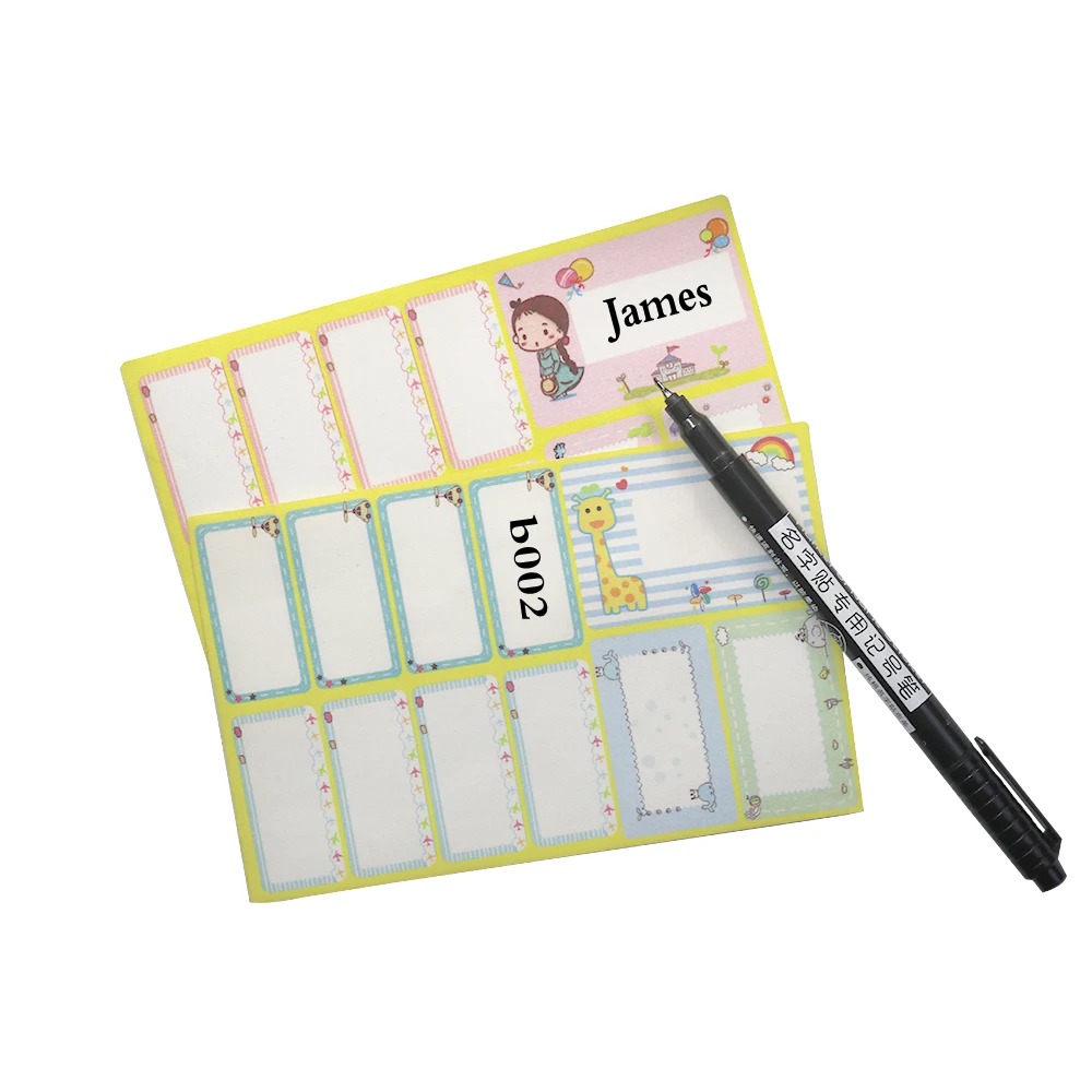 Белая этикетка с именем моющийся Утюг на этикетках Маркер тегов из ткани набор