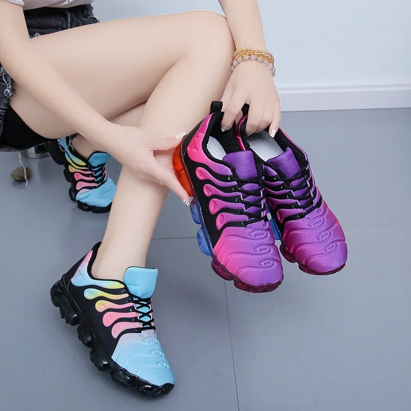 

Women Sneakers Vulcanized Shoes Ladies Colorful Lace Up Female Platform Autumn Spring Fashion Comfortable Casual Print Footwear