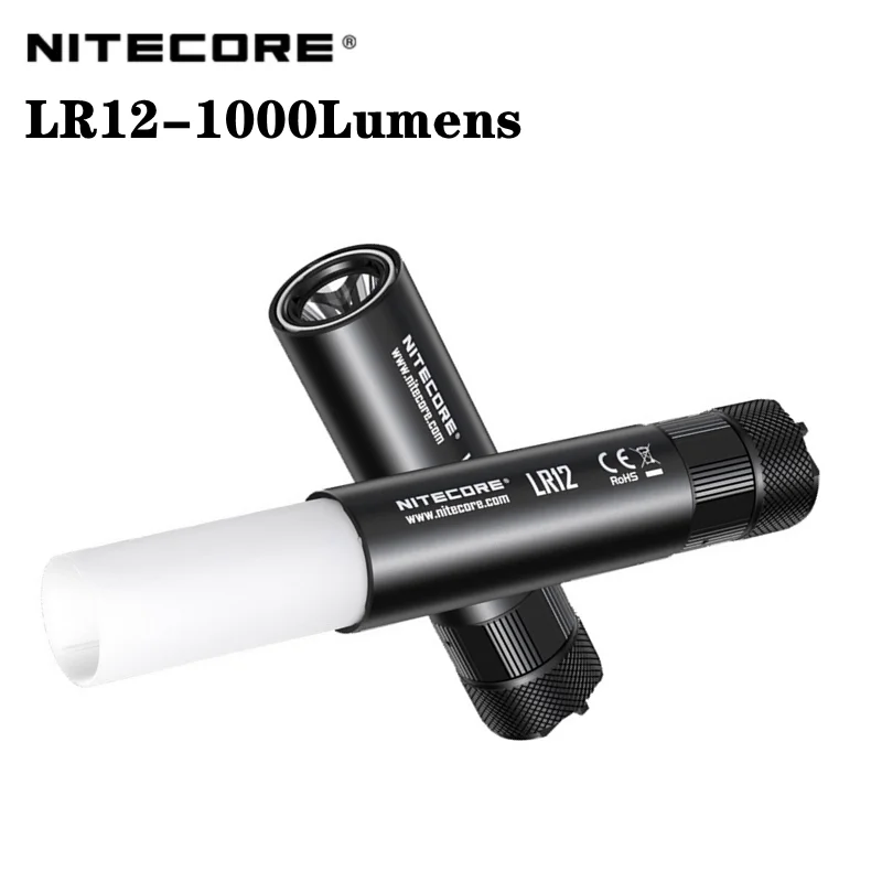 Comprare Torcia Elettrica Della Lanterna 2-in-1 Di NITECORE LR12 1000 Lumi Luminoso Eccellente Con La Luce Di Campeggio Protable Del XP-L HD V6 Del CREE