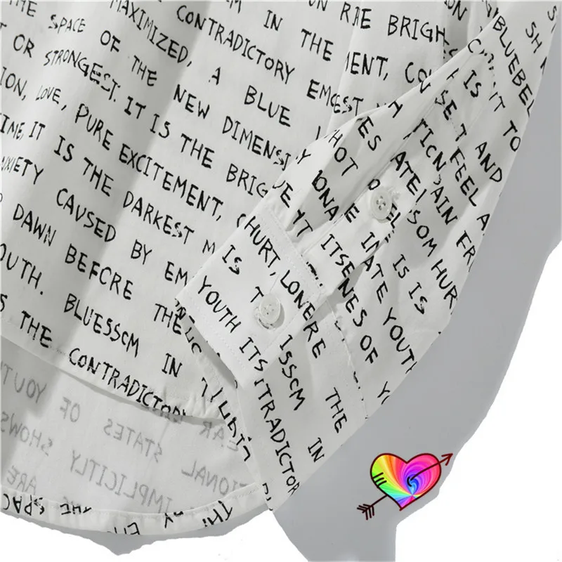 Рубашка с надписью Ader Error для мужчин и женщин блузка длинным рукавом