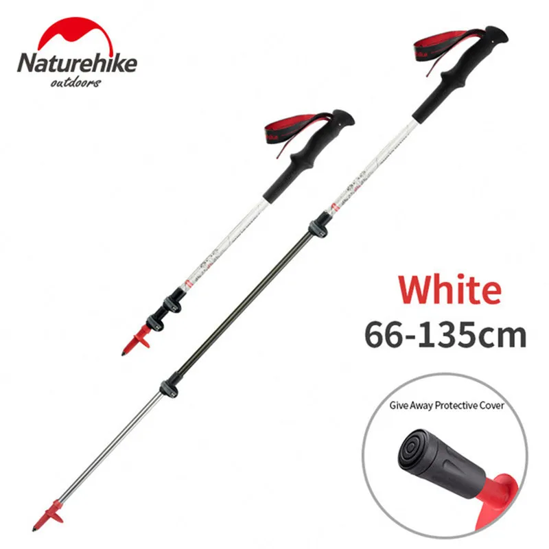 NatureHike 185g высокопрочная Сверхлегкая трость из углеродного волокна алюминиевого