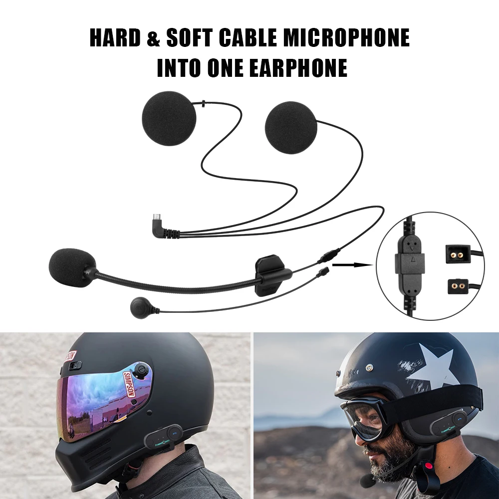 2 шт. FreedConn T COMVB 800 м мотоцикл Bluetooth гарнитура для шлема система внутренней связи по