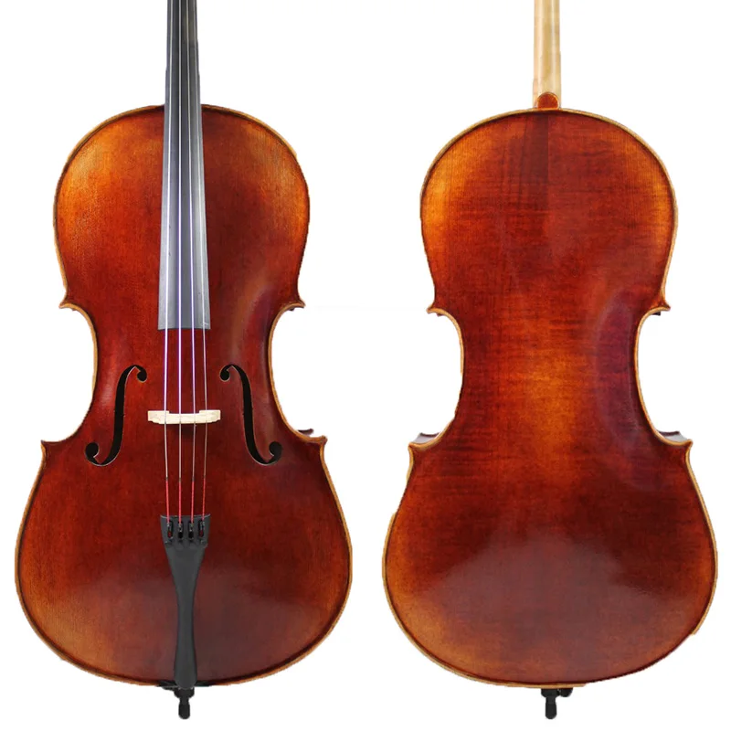 Фото Супер ценность! Виолончель Stradivari 1690 копия 4/4! M6135 немецкий темный античный! №1