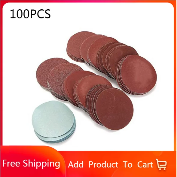 

100pcs 3 дюйма 75 мм шлифовальный Бумага круглые шлифовальные диски абразивные инструменты сухой песок Бумага для очиститель для полировки инс...