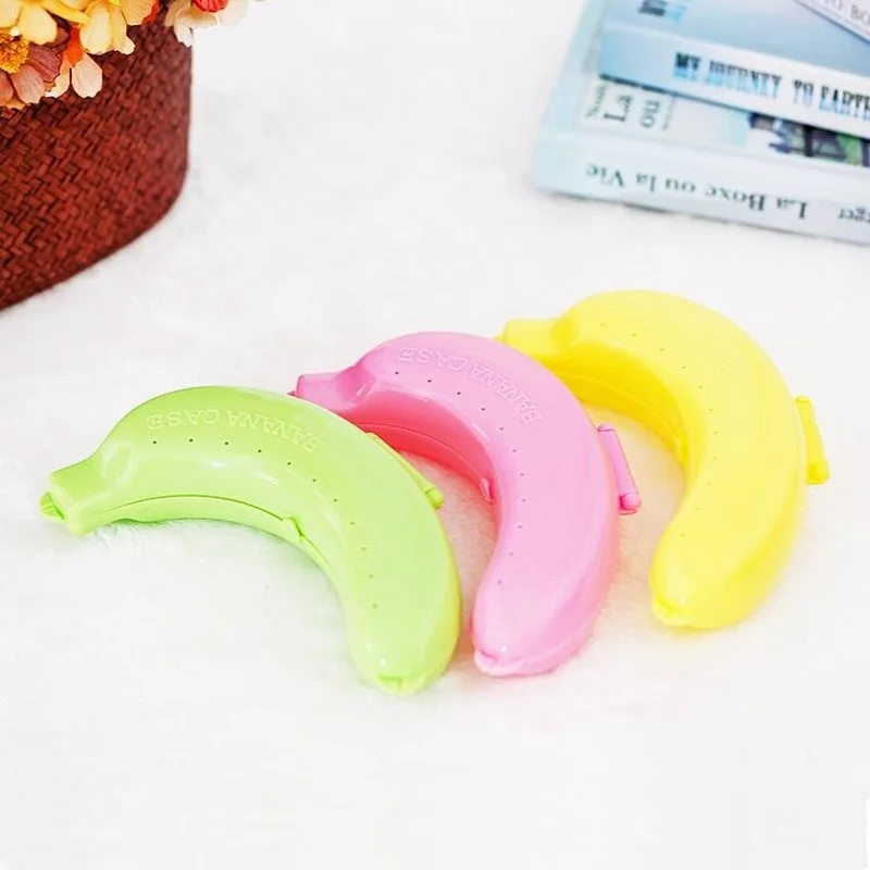 

Travel Supplies Banana Storage Box Plastic Banana Protection Storage Box
