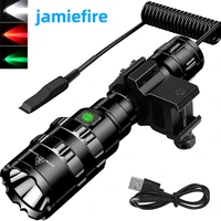 outdoor mini long range flashlight with usb rechargeable 10w aluminum alloy led tactical glare flashlight