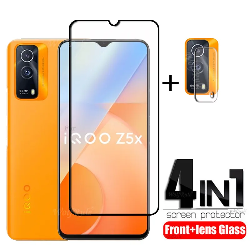 4-in-1-for-vivo-iqoo-z5x-glass-for-iqoo-z5x-tempered-glass-full-cover-protective-flim-screen-protector-for-iqoo-z5x-lens-glass