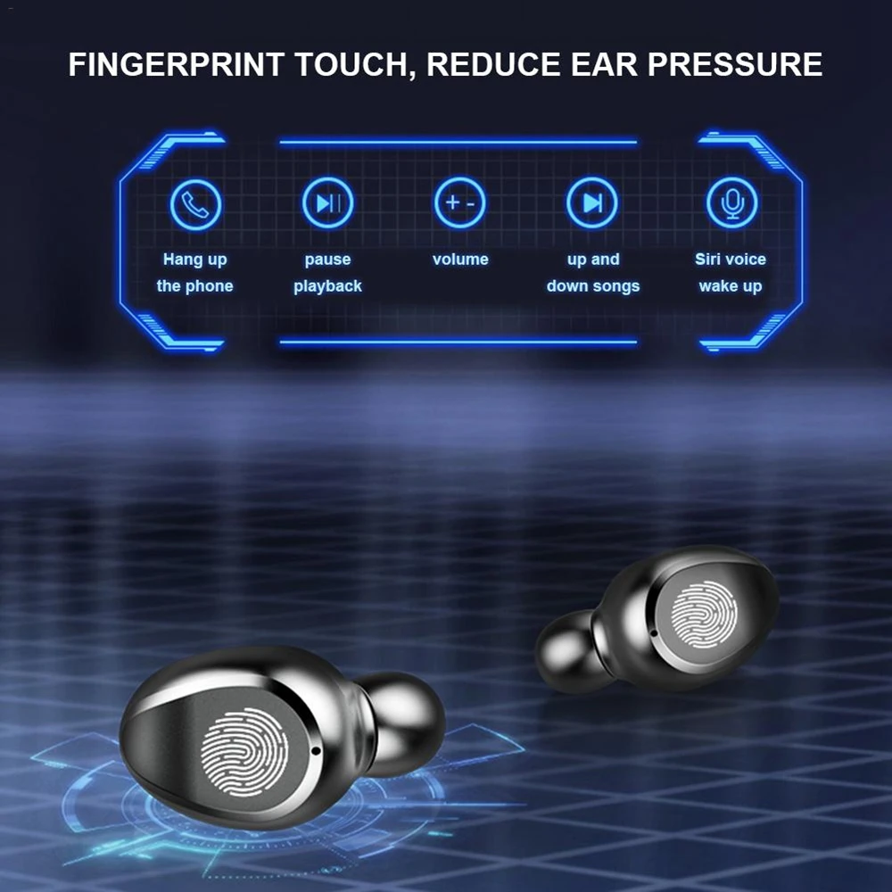 F9 TWS Bluetooth наушники светодиодный беспроводной наушники с микрофоном Bluetooth наушники стерео звук музыка мини вкладыши Bluetooth наушники