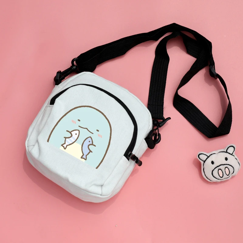 

Anime Sumikkogurashi Bear Penguin Cat Design Shoulder Bag Backpack Cute Girls Kids Sumikko gurashi Mini Travel Canvas Bag