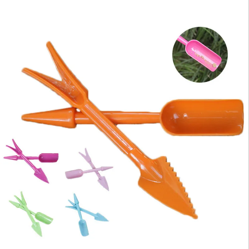 

Succulent lifting device seedling hole puncher spoon sowing gardening flower combination tool two suit color random send