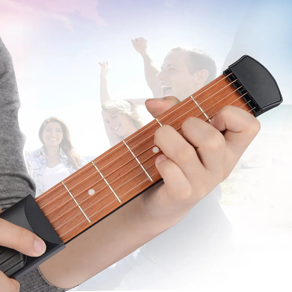 

Guitar Practice Tool Chord Trainer Portable Finger Exercise Accessories Gadget for Beginner WHShopping