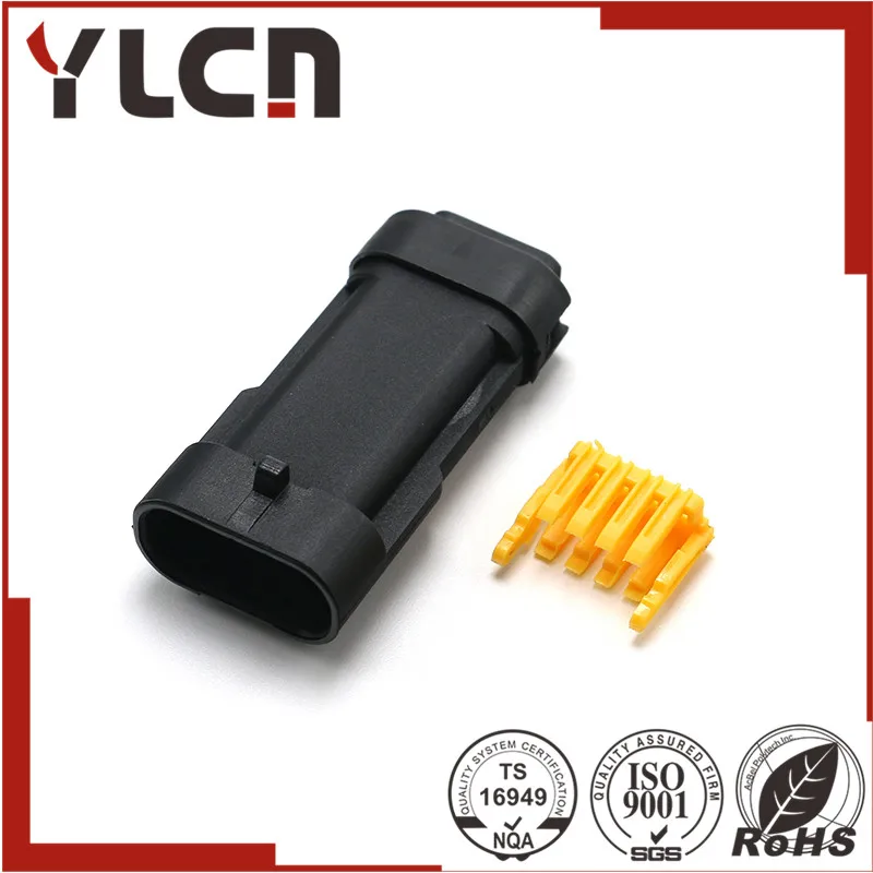 

Автомобильный водонепроницаемый 4-контактный электрический провод соединительный штекер AWG автомобиль мотоцикл