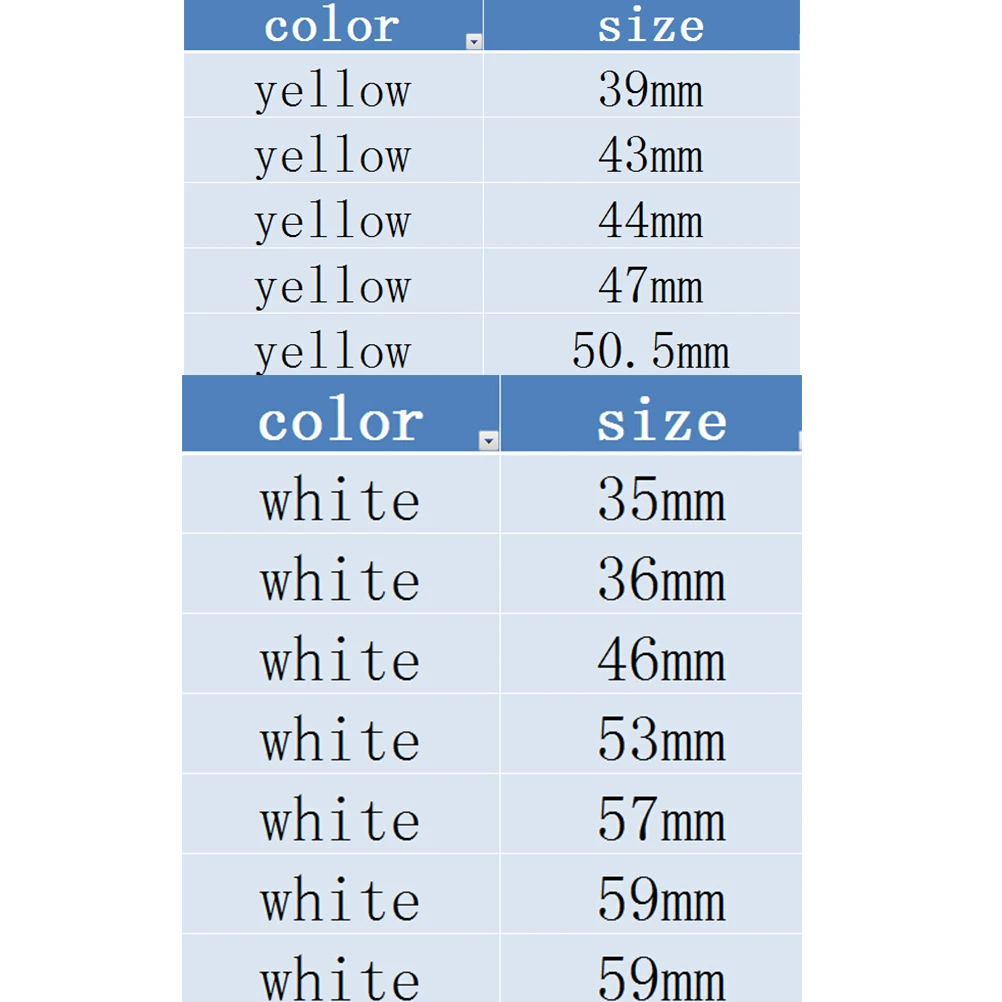 

1 PCS White Hunting Scope Lens Cover Dustproof Cap For 34/35/36/46/53/57mm Diameter Scope of Hunting Gun Accessory 6 Sizes