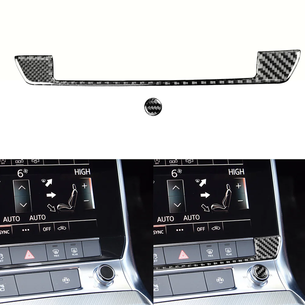 

Car Interior Hazard Light Panel Trim Cover Automotive Styling Decoration for Audi A6L A7 2019 LHD RHD
