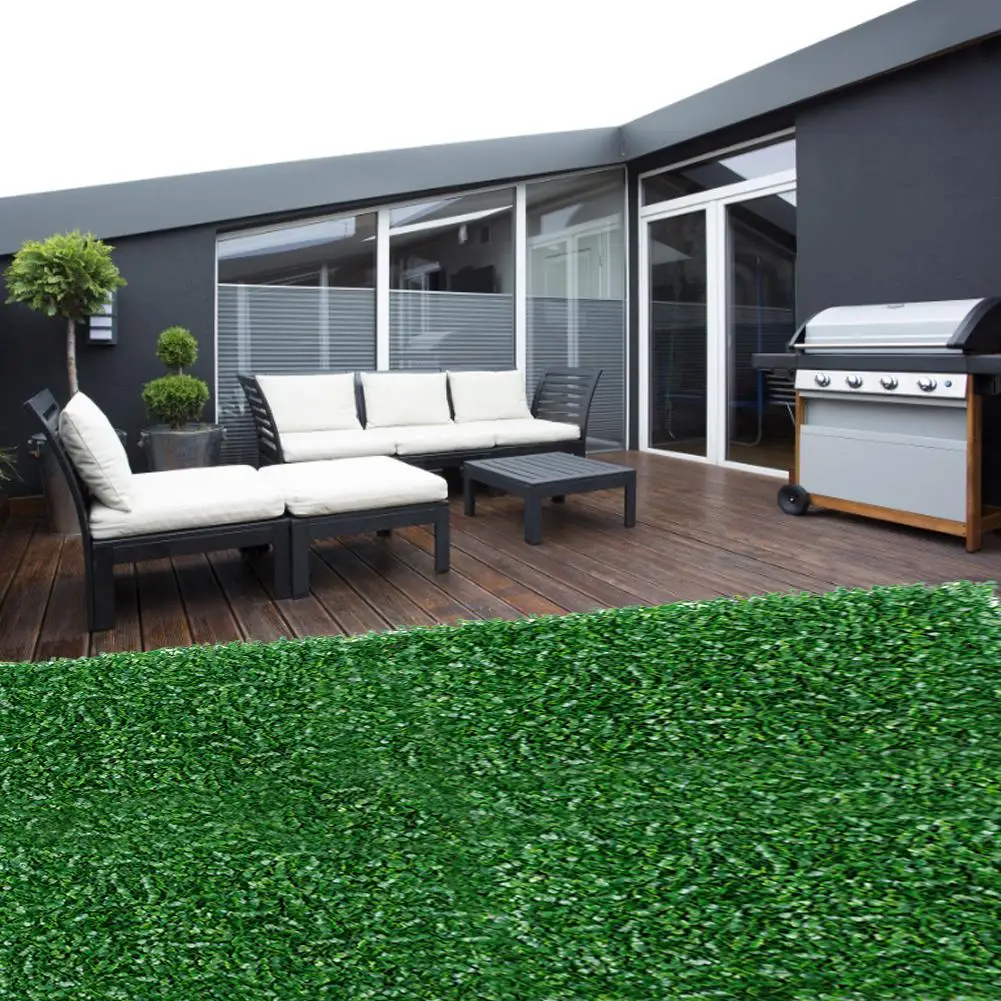 Искусственный забор 40x60 см удобное украшение для газона из листьев украшения