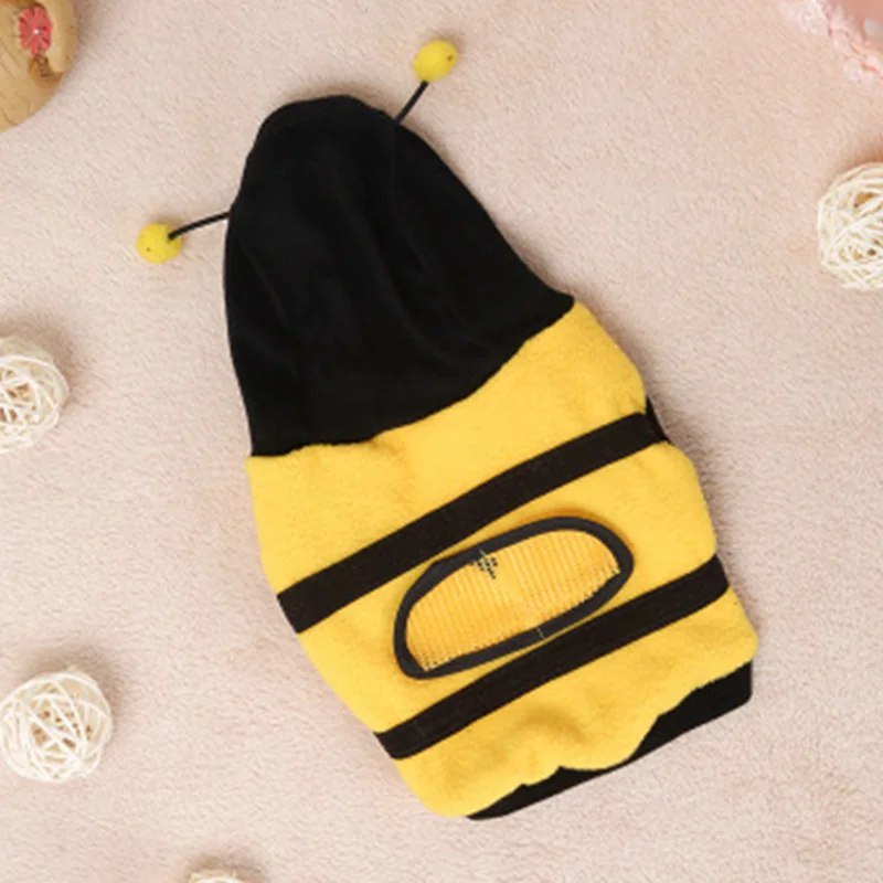 

Cat Dog Clothing Cute Bumble Bee Dress Up Costume Apparel Coat Clothes Pet Supplies SCVD889
