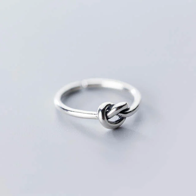 Женское винтажное Открытое кольцо серебряное минималистичное Ювелирное