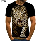 Мужская футболка с 3D-принтом, футболка с тигром и гепардом, Забавные футболки с принтом животных в стиле Харадзюку, мужская летняя крутая мужская одежда