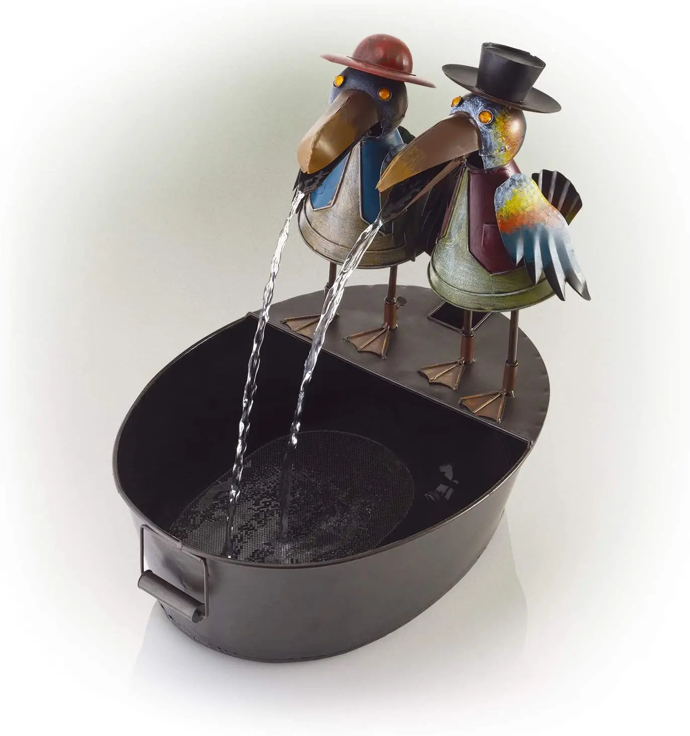 

Cross-Border Innovative Resin Crafts Big-billed Crow Big-billed Bird Garden Ornament Garden Fountain Arts Decoration