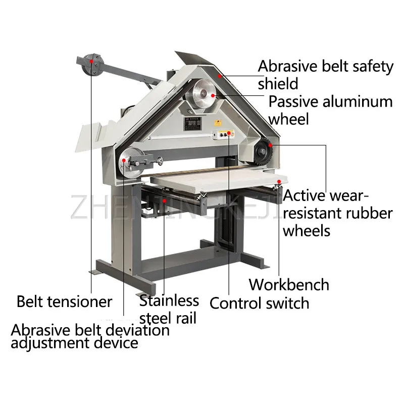

Electric Triangle Plane Drawing Machine Aluminum Stainless Steel Hardware Polishing Machine Metal Burnish Wire Drawing Tools
