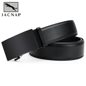 Ремень JACNAIP мужской из натуральной воловьей кожи, шириной 3,5 см