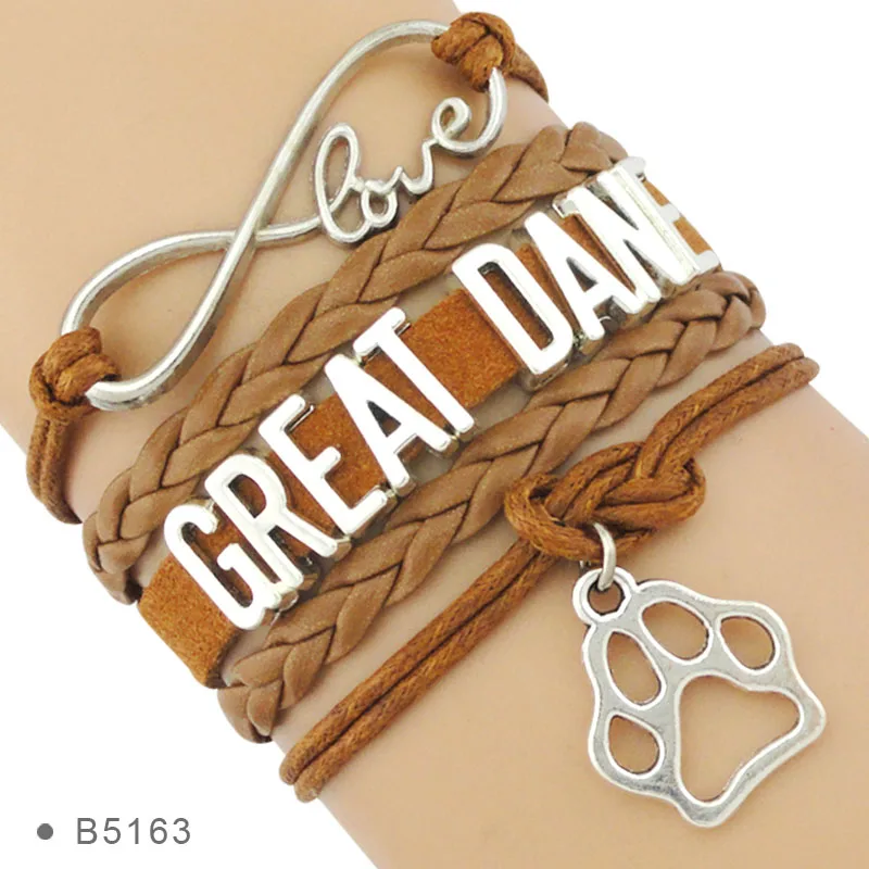 Браслет с собакой мамой влюбленной лапой Wheaton Terrier померанский басет Хаски