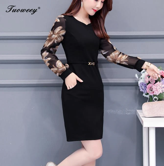 Женское прямое мини-платье с цветочным принтом повседневное облегающее платье