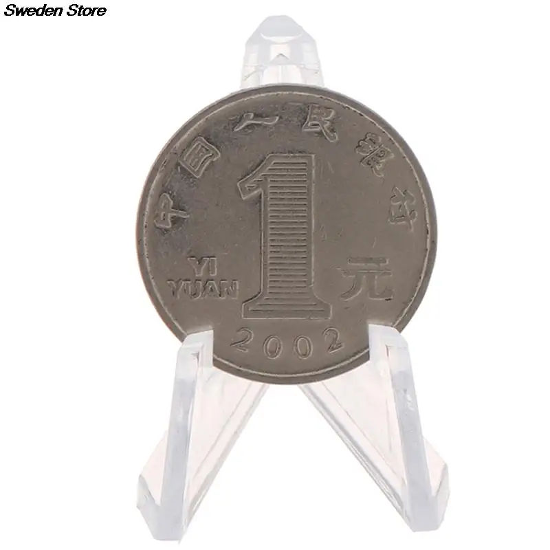 1/10 Акриловые Мини-подставки для монет держатель маленькая стойка демонстрации