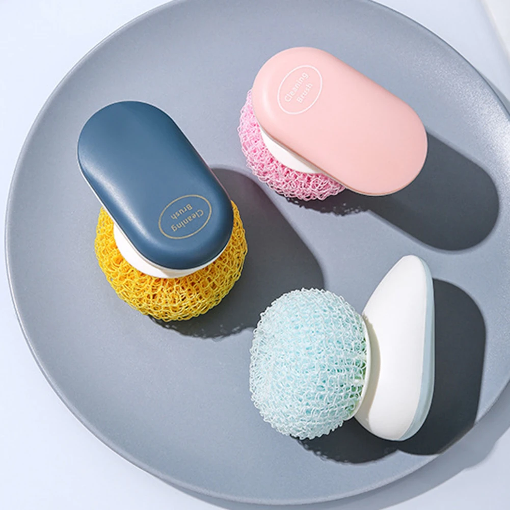

Kitchen Cleaning Bathroom Toilet Kitchen Glass Wall Cleaning Bath Brush Handle Sponge Bath BottomBathtub Ceramic Cleaning Tools