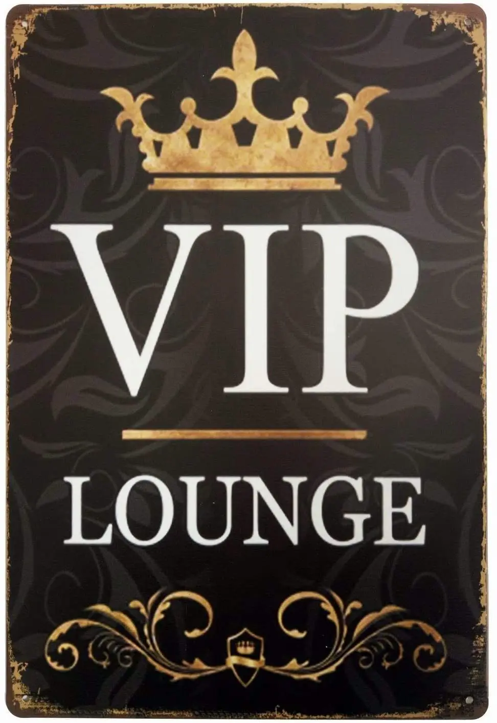 

VIP Lounge Tin Sign Wall Retro Metal Bar Pub Poster Metal 8X12 Inches