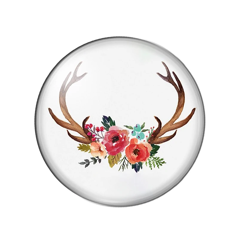 Горячая Распродажа с цветочным рисунком оленьих рогов 8 мм/10 мм/12 мм/18 мм/20 мм/25 мм