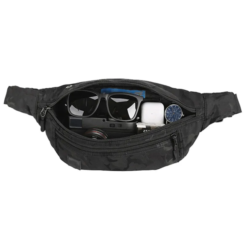 

Large Waterproof Waist Bag Bumbags Running Outdoor Gym Workout Exercise Hip Pouch Money Belt Bag with Adjustable Strap