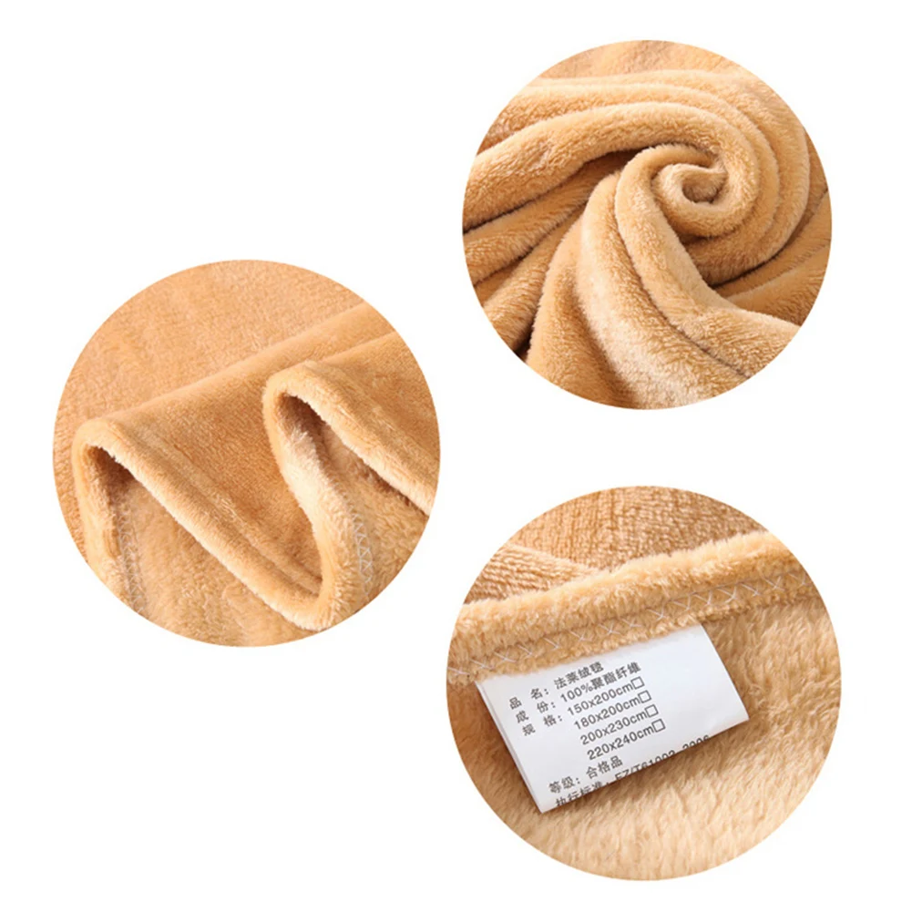 Зимнее мягкое теплое маленькое одеяло из кораллового флиса покрывало для дивана