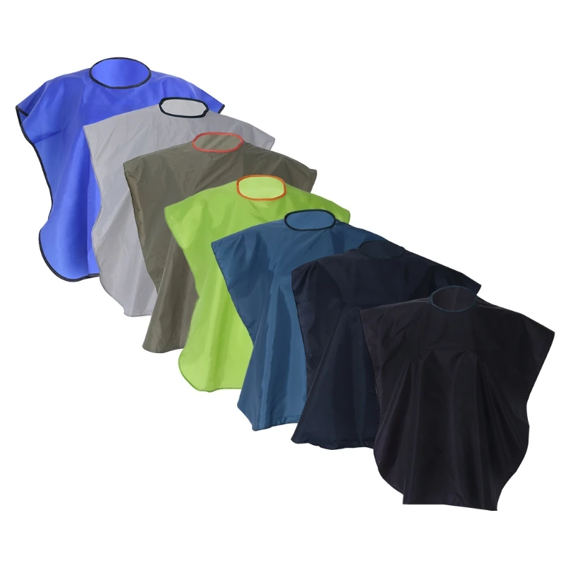 

Short Square Waterproof Hairdressing Hair Cut Salon Hairstylist Gown Cape Cloth