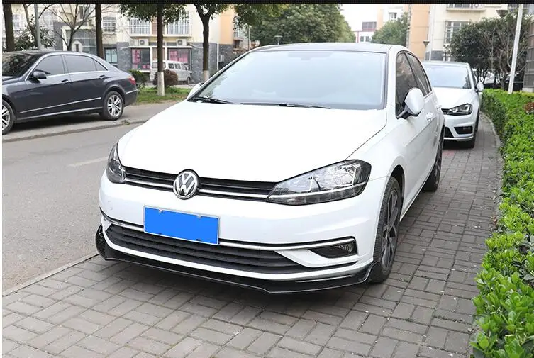 Для Volkswagen GOLF 7 5 Body kit спойлер 2014 2018 для ABS задний передний бампер диффузор защитные