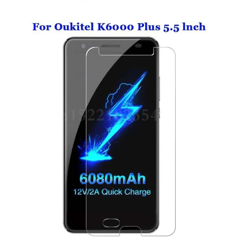 

Tempered For Oukitel OK6000 Plus Premium 9H 2.5D Explosion-Proof Phone Screen Protector Film Mobile Phone glass