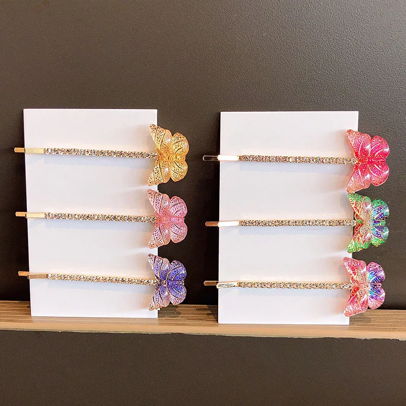 

New Women Girls Cute Colorful Butterfly Hairpins Beautiful Hair Ornament Barrettes Headband Hair Clips Fashion Hair Accessories
