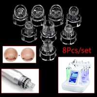 8pcs hydra facial device tips head replacement for water oxygen dermabrasion machine skin cleansing peeling instrument