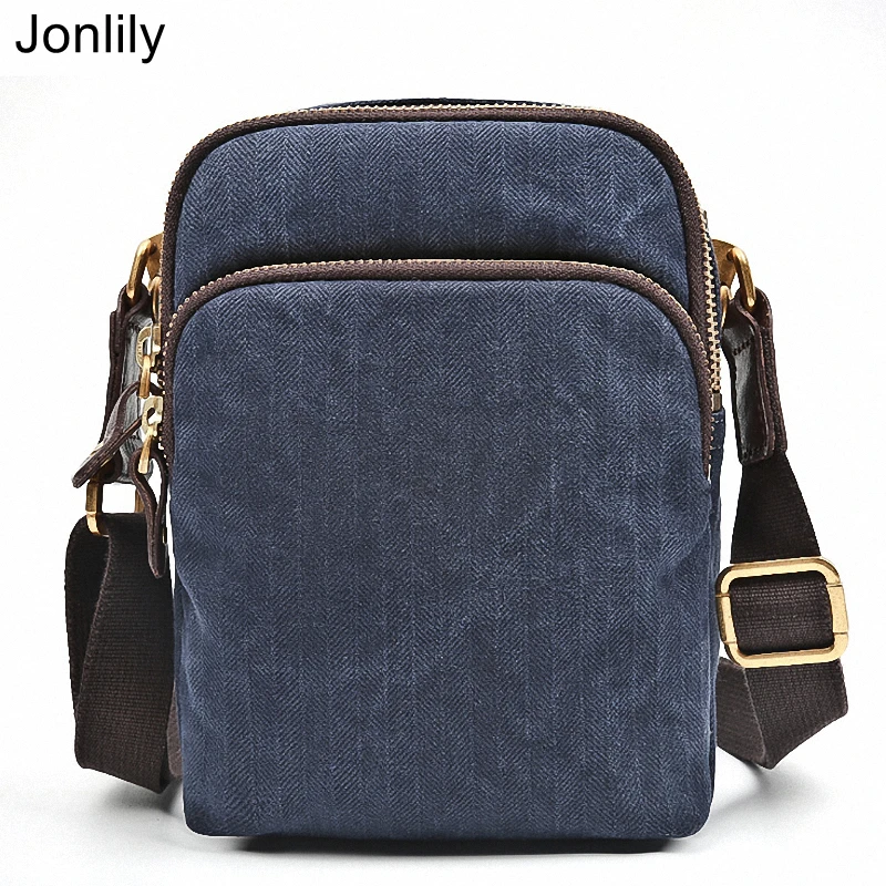 

Jonlily Женская Холщовая Сумка через плечо в стиле ретро, женская модная сумка-мессенджер через плечо, сумка-слинг, Подростковый рюкзак, новая трендовая Сумка-KG565