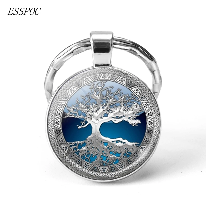 Брелок Древо жизни винтажный художественный брелок ручной работы Вечерний