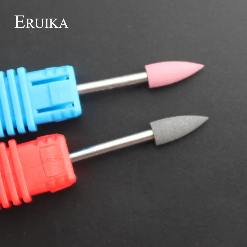 ERUIKA 6 шт. керамический камень силиконовая фреза для ногтей электрические сверла