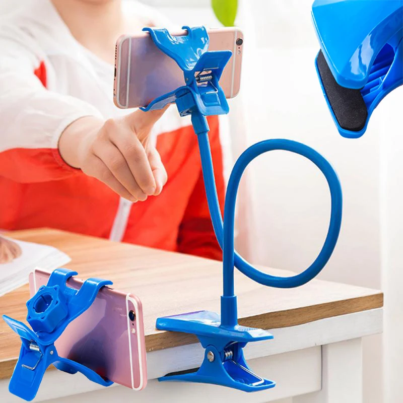 Ленивый держатель для телефона Подставка сотового гибкий универсальный