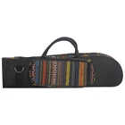 Сумка-труба в национальном стиле с двойными молниями, дизайнерские латунные аксессуары для музыкальных инструментов, мягкий чехол с ремешком на руку