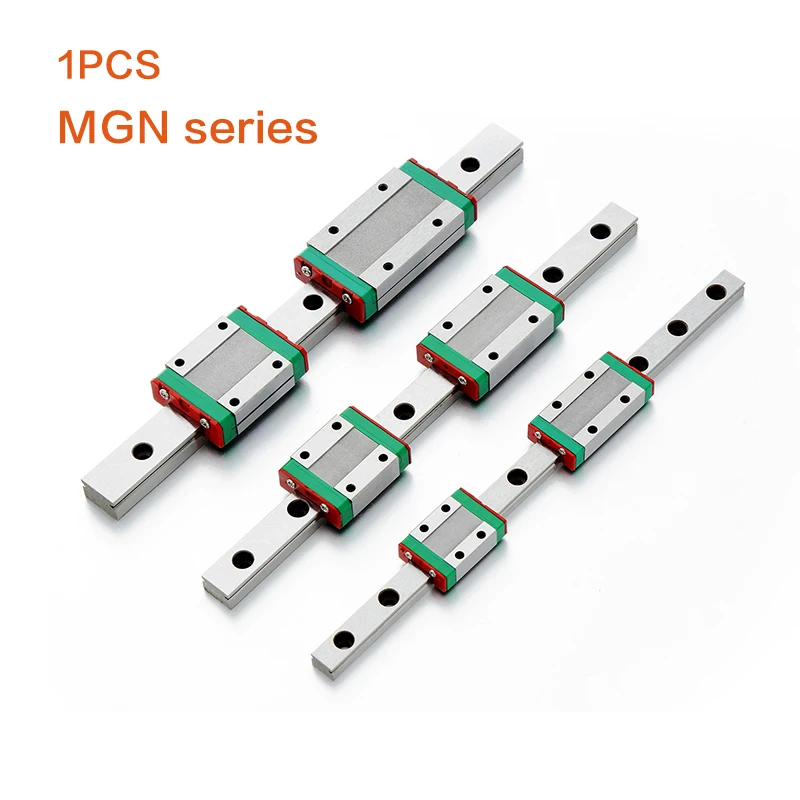 MGN7 MGN12 MGN15 MGN9 L 100 200 350 500 600 800 мм миниатюрная линейная направляющая 1 шт. mgnn MGN каретки