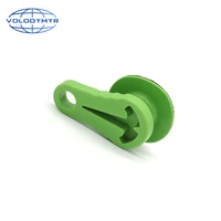 wax pad handle 1384 2cm green abs material labor saving strong viscosity for microfiber car care waxing detailing