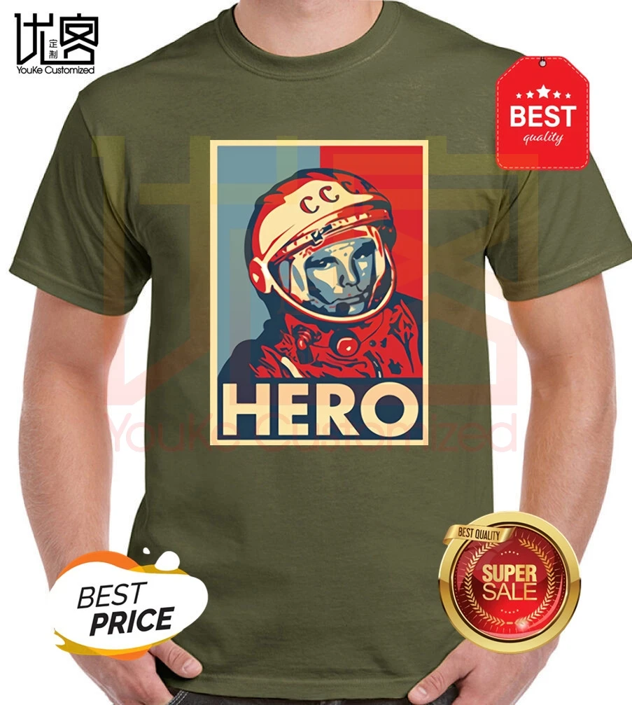 Модные Гагарин CCCP РОССИИ СССР Советского Союза Москва Россия футболка с принтом