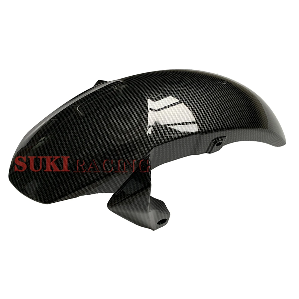 

For Kawasaki ER6N Motorcycle Carbon Color Front Wheel Fender Splash Guard Cover Mudguard for Ninja650 Z650 2012 2013 14 15 16