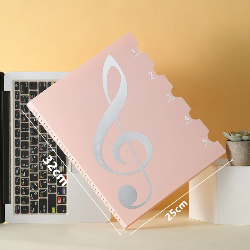 40 страниц фортепиано оценка папка музыкальная практика A4 лист сумка держатель