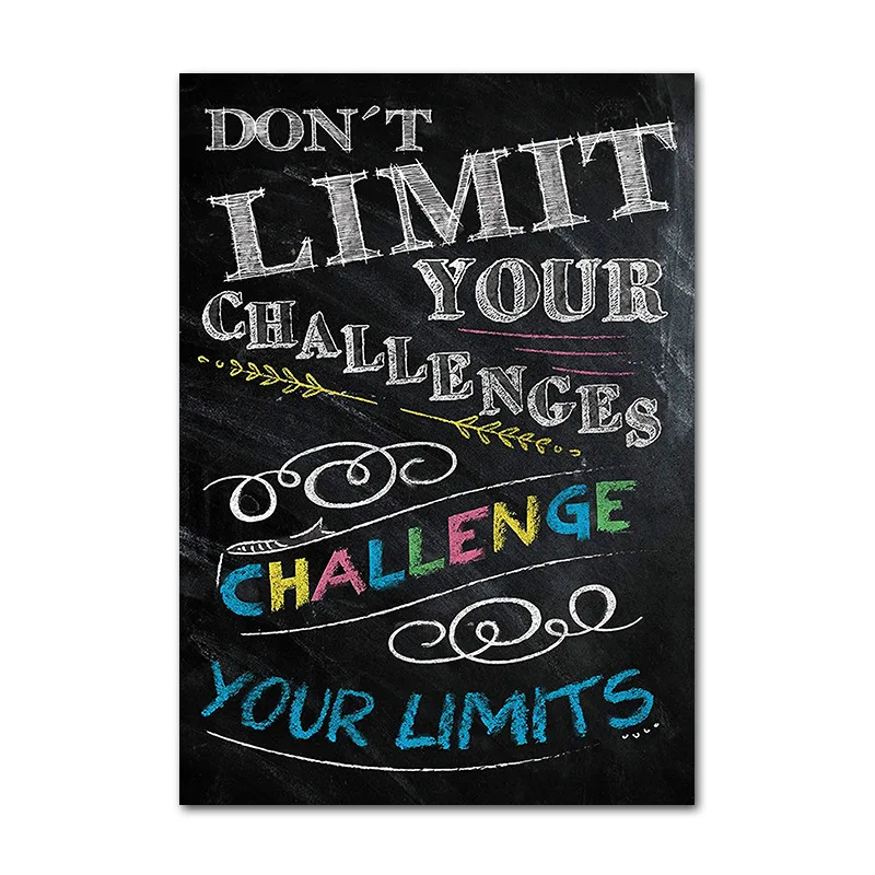 Мотивационные классная комната для стен Плакаты вдохновляющие цитаты студентов